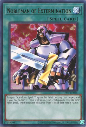Nobleman of Extermination (25th Anniversary) [PSV-EN035] Rare - Yu-Gi-Oh! - Card Brawlers | Quebec | Canada |