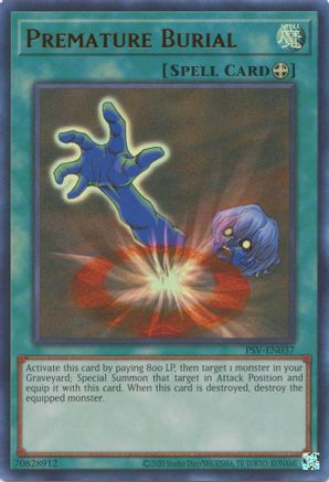 Premature Burial (25th Anniversary) [PSV-EN037] Ultra Rare - Yu-Gi-Oh! - Card Brawlers | Quebec | Canada |