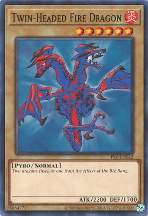 Twin-Headed Fire Dragon (25th Anniversary) [PSV-EN042] Common - Yu-Gi-Oh! - Card Brawlers | Quebec | Canada |