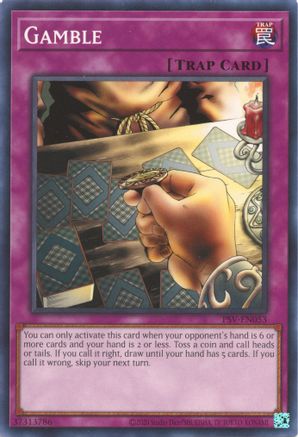 Gamble (25th Anniversary) [PSV-EN053] Common - Yu-Gi-Oh! - Card Brawlers | Quebec | Canada |