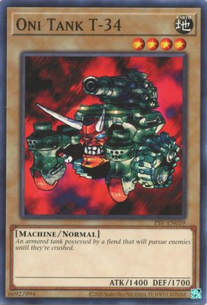 Oni Tank T-34 (25th Anniversary) [PSV-EN059] Common - Yu-Gi-Oh! - Card Brawlers | Quebec | Canada |