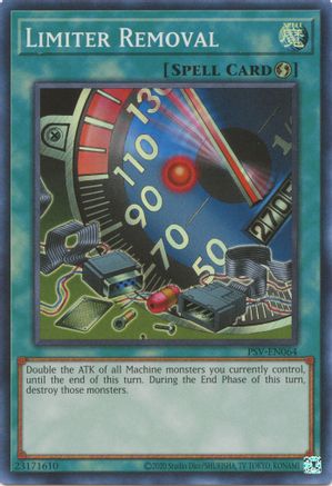 Limiter Removal (25th Anniversary) [PSV-EN064] Super Rare - Yu-Gi-Oh! - Card Brawlers | Quebec | Canada |