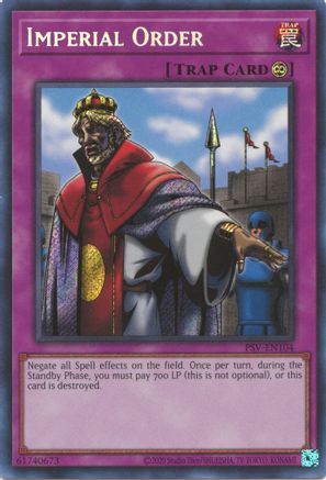 Imperial Order (25th Anniversary) [PSV-EN104] Secret Rare - Yu-Gi-Oh! - Card Brawlers | Quebec | Canada |
