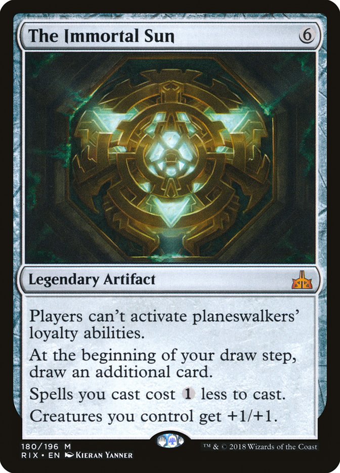 The Immortal Sun [Rivals of Ixalan] - Magic: The Gathering - Card Brawlers | Quebec | Canada |