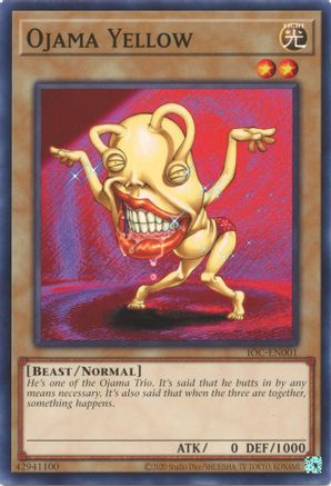 Ojama Yellow (25th Anniversary) [IOC-EN001] Common - Yu-Gi-Oh! - Card Brawlers | Quebec | Canada |