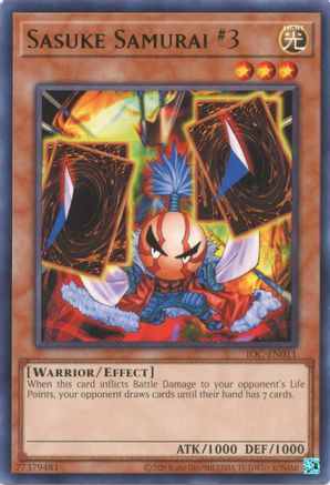 Sasuke Samurai #3 (25th Anniversary) [IOC-EN011] Rare - Yu-Gi-Oh! - Card Brawlers | Quebec | Canada |