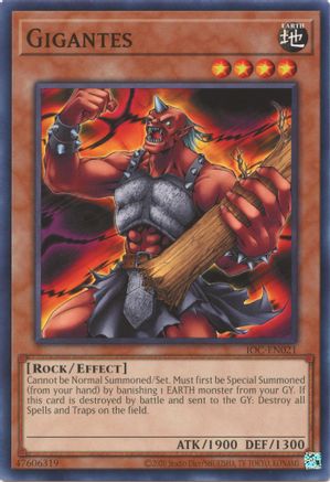 Gigantes (25th Anniversary) [IOC-EN021] Common - Yu-Gi-Oh! - Card Brawlers | Quebec | Canada |