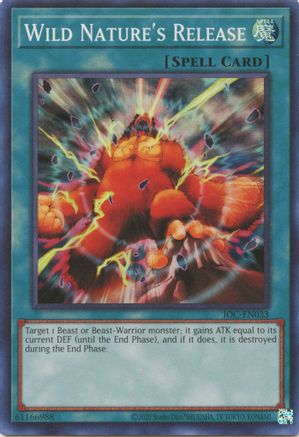 Wild Nature's Release (25th Anniversary) [IOC-EN033] Super Rare - Yu-Gi-Oh! - Card Brawlers | Quebec | Canada |