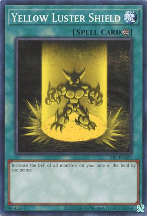 Yellow Luster Shield (25th Anniversary) [IOC-EN037] Common - Yu-Gi-Oh! - Card Brawlers | Quebec | Canada |
