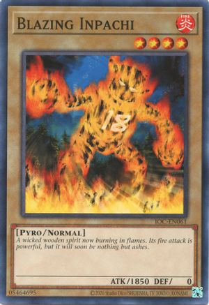 Blazing Inpachi (25th Anniversary) [IOC-EN061] Common - Yu-Gi-Oh! - Card Brawlers | Quebec | Canada |
