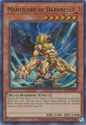 Manticore of Darkness (25th Anniversary) [IOC-EN067] Ultra Rare - Yu-Gi-Oh! - Card Brawlers | Quebec | Canada |