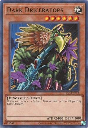 Dark Driceratops (25th Anniversary) [IOC-EN073] Rare