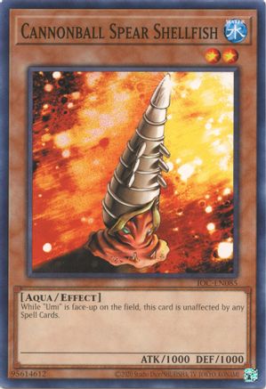 Cannonball Spear Shellfish (25th Anniversary) [IOC-EN085] Common - Yu-Gi-Oh! - Card Brawlers | Quebec | Canada |