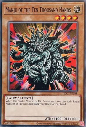 Manju of the Ten Thousand Hands (25th Anniversary) [IOC-EN088] Common - Yu-Gi-Oh! - Card Brawlers | Quebec | Canada |