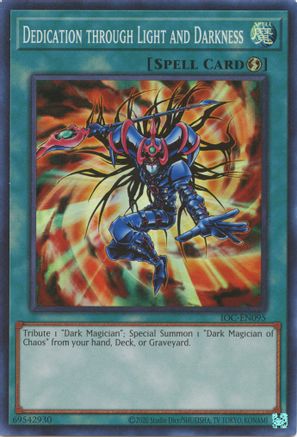 Dedication Through Light and Darkness (25th Anniversary) [IOC-EN095] Super Rare - Yu-Gi-Oh! - Card Brawlers | Quebec | Canada |
