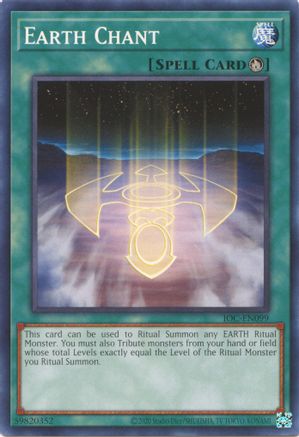 Earth Chant (25th Anniversary) [IOC-EN099] Common - Yu-Gi-Oh! - Card Brawlers | Quebec | Canada |