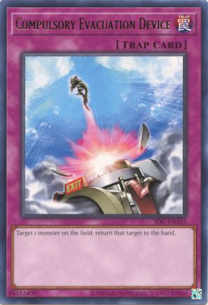 Compulsory Evacuation Device (25th Anniversary) [IOC-EN103] Rare - Yu-Gi-Oh! - Card Brawlers | Quebec | Canada |