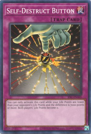 Self-Destruct Button (25th Anniversary) [IOC-EN105] Common - Yu-Gi-Oh! - Card Brawlers | Quebec | Canada |