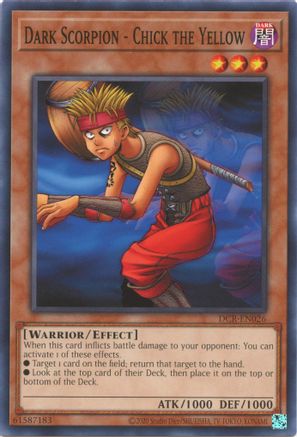 Dark Scorpion - Chick the Yellow (25th Anniversary) [DCR-EN026] Common - Yu-Gi-Oh! - Card Brawlers | Quebec | Canada |
