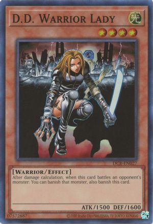 D.D. Warrior Lady (25th Anniversary) [DCR-EN027] Super Rare - Yu-Gi-Oh! - Card Brawlers | Quebec | Canada |