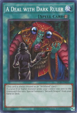 A Deal with Dark Ruler (25th Anniversary) [DCR-EN030] Common - Yu-Gi-Oh! - Card Brawlers | Quebec | Canada |