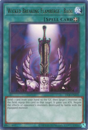 Wicked-Breaking Flamberge - Baou (25th Anniversary) [DCR-EN035] Rare - Yu-Gi-Oh! - Card Brawlers | Quebec | Canada |