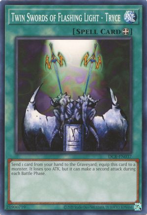 Twin Swords of Flashing Light - Tryce (25th Anniversary) [DCR-EN037] Common - Yu-Gi-Oh! - Card Brawlers | Quebec | Canada |