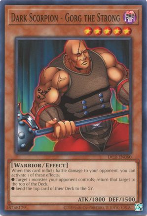 Dark Scorpion - Gorg the Strong (25th Anniversary) [DCR-EN060] Common - Yu-Gi-Oh! - Card Brawlers | Quebec | Canada |