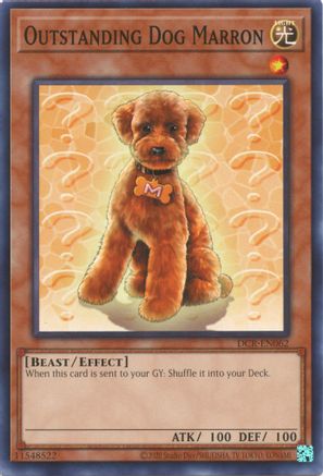 Outstanding Dog Marron (25th Anniversary) [DCR-EN062] Common - Yu-Gi-Oh! - Card Brawlers | Quebec | Canada |