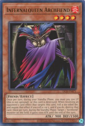 Infernalqueen Archfiend (25th Anniversary) [DCR-EN071] Rare - Yu-Gi-Oh! - Card Brawlers | Quebec | Canada |