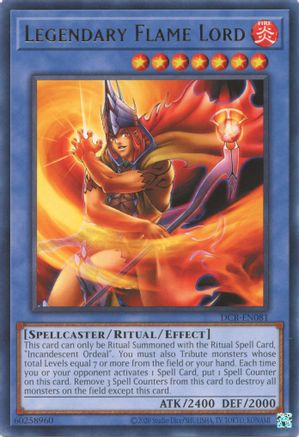 Legendary Flame Lord (25th Anniversary) [DCR-EN081] Rare - Yu-Gi-Oh! - Card Brawlers | Quebec | Canada |