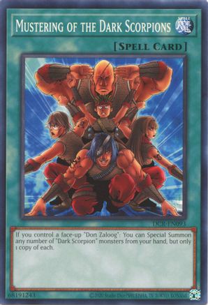 Mustering of the Dark Scorpions (25th Anniversary) [DCR-EN093] Common - Yu-Gi-Oh! - Card Brawlers | Quebec | Canada |