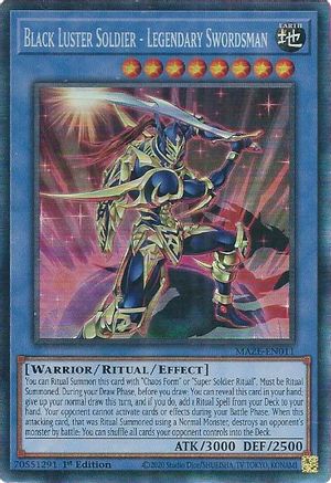 Black Luster Soldier - Legendary Swordsman [MAZE-EN011] Collector's Rare - Yu-Gi-Oh! - Card Brawlers | Quebec | Canada |