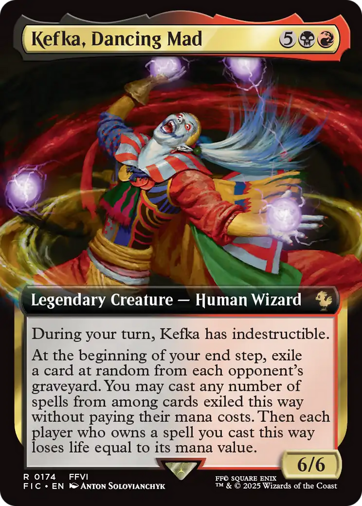 Kefka, Dancing Mad (Extended Art) [FINAL FANTASY Commander] - Magic: The Gathering - Card Brawlers | Quebec | Canada |
