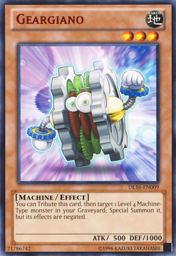Geargiano (Red) [DL16-EN009] Rare - Yu-Gi-Oh! - Card Brawlers | Quebec | Canada |