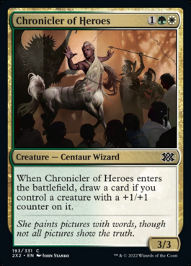 Chronicler of Heroes [Double Masters 2022] - Magic: The Gathering - Card Brawlers | Quebec | Canada |