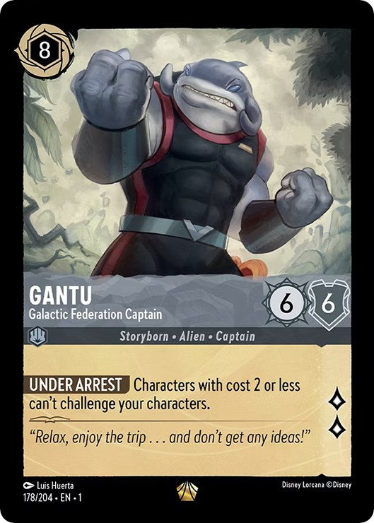 Gantu - Galactic Federation Captain (178/204) [The First Chapter] - Disney - Card Brawlers | Quebec | Canada |