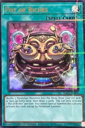 Pot of Riches [TBC1-EN005] Ultra Rare - Yu-Gi-Oh! - Card Brawlers | Quebec | Canada |