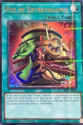 Pot of Extravagance [TBC1-EN010] Ultra Rare - Yu-Gi-Oh! - Card Brawlers | Quebec | Canada |