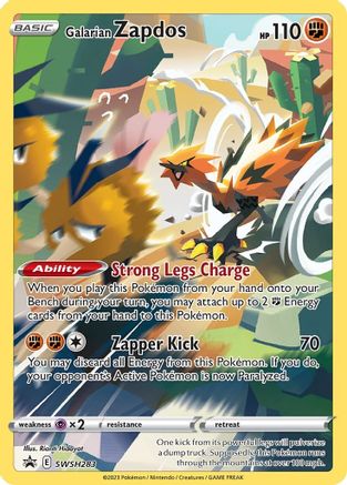 Galarian Zapdos (SWSH283) [Sword & Shield: Black Star Promos] - Pokémon - Card Brawlers | Quebec | Canada |