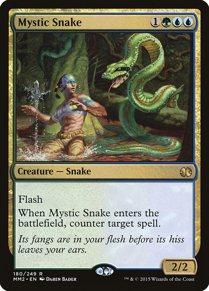 Mystic Snake [Modern Masters 2015] - Magic: The Gathering - Card Brawlers | Quebec | Canada |