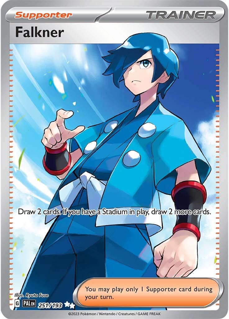 Falkner (251/193) [Scarlet & Violet: Paldea Evolved] - Pokémon - Card Brawlers | Quebec | Canada |