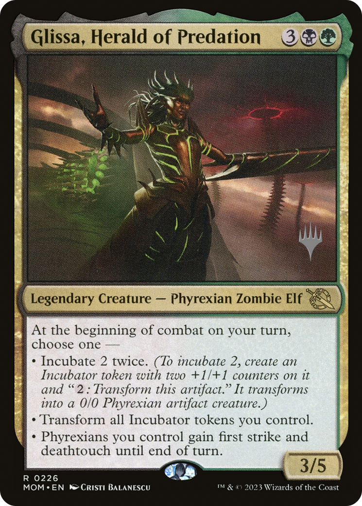 Glissa, Herald of Predation (Promo Pack) [March of the Machine Promos] - Magic: The Gathering - Card Brawlers | Quebec | Canada |