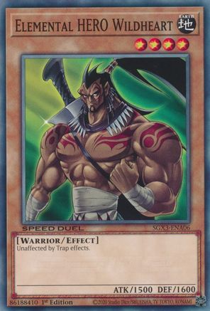 Elemental HERO Wildheart [SGX3-ENA06] Common - Yu-Gi-Oh! - Card Brawlers | Quebec | Canada |