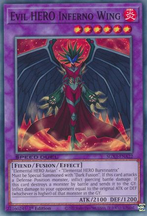 Evil HERO Inferno Wing [SGX3-ENA22] Common - Yu-Gi-Oh! - Card Brawlers | Quebec | Canada |