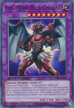 Evil HERO Wild Cyclone [SGX3-ENA23] Common - Yu-Gi-Oh! - Card Brawlers | Quebec | Canada |