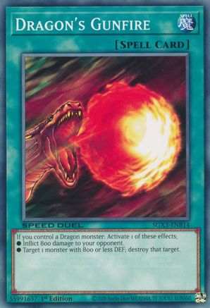 Dragon's Gunfire [SGX3-ENB14] Common - Yu-Gi-Oh! - Card Brawlers | Quebec | Canada |