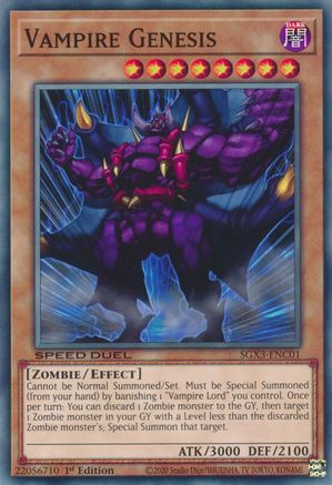Vampire Genesis [SGX3-ENC01] Common - Yu-Gi-Oh! - Card Brawlers | Quebec | Canada |