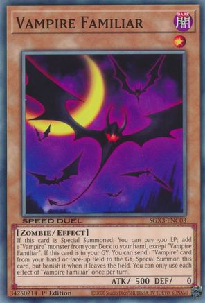 Vampire Familiar [SGX3-ENC03] Common - Yu-Gi-Oh! - Card Brawlers | Quebec | Canada |