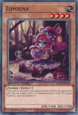 Zombina [SGX3-ENC09] Common - Yu-Gi-Oh! - Card Brawlers | Quebec | Canada |